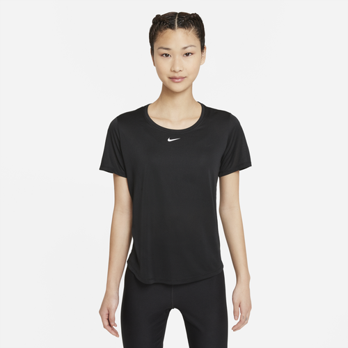 

Nike Womens Nike Plus Size One DF SS STD Top - Womens Black/White