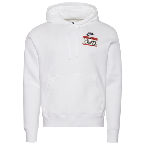 

Nike Mens Nike PNB Hoodie - Mens White/Black Size M