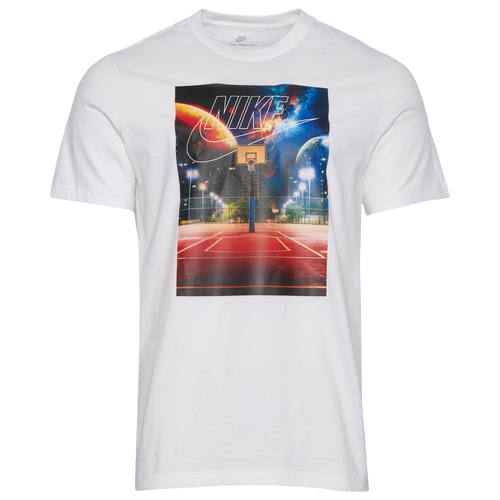 

Nike Mens Nike Court Photo T-Shirt - Mens White/Multi Size L