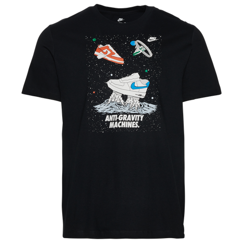 

Nike Mens Nike Anti Gravity T-Shirt - Mens Black/White Size XS