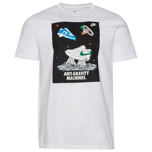 

Nike Mens Nike Anti Gravity T-Shirt - Mens White/Black Size L