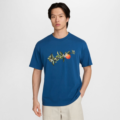 MENS - Nike NSW Max90 NPC II Short Sleeve T-Shirt - Blue/Orange