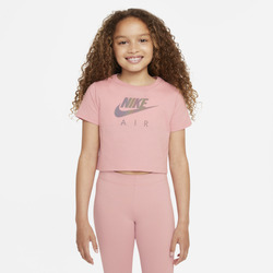 Girls' Grade School - Nike Air Crop T-Shirt - Pink/Pink