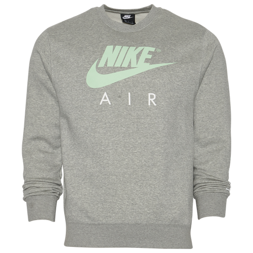 

Nike Mens Nike Air Crew Fleece - Mens Gray/Blue Size L