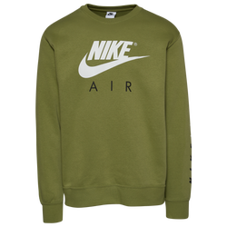 Men's - Nike Air Crew Fleece - Olive/White