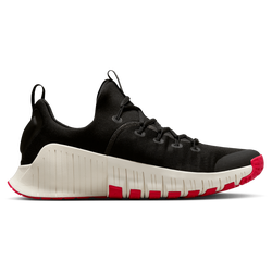 Men's - Nike Free Metcon 6 - Black/Sail/Univ Red