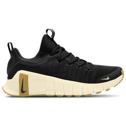 Men's - Nike Free Metcon 6 - Black/Coconut Milk/Gum Light Brown