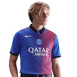 Men's - Nike PSG Dri-FIT ACDPR Short Sleeve Top - Hyper Royal/Global Red