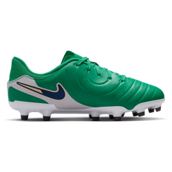 Boys' Grade School - Nike JR Legend 10 Academy LV8 FG/MG - Dk Obsidian/Stadium Green