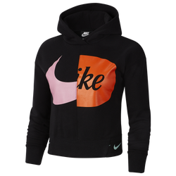 Girls' Grade School - Nike NSW JDIY Fleece Hoodie - Black/Black