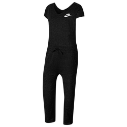 Girls' Grade School - Nike Capris Romper - Black/White