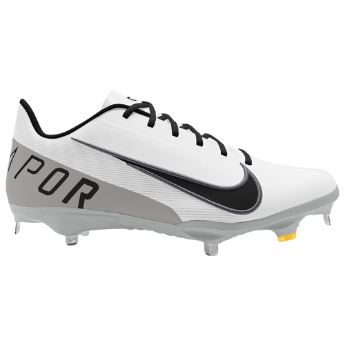 Nike Lunar Vapor Ultrafly Elite 3 - Men's Metal Cleats Shoes - White / Black / Dark Smoke Grey - CJ7577-103