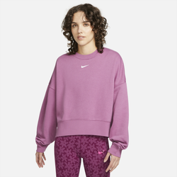 Women's - Nike Sportswear Essential Collection Fleece Crew - Maroon/White