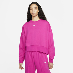 Women's - Nike Collection Fleece Crew - Pink