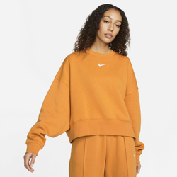 Women's - Nike Collection Fleece Crew - Yellow