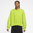 Nike NSW Plus Essential Fleece Crew - Women's Atomic Green/White