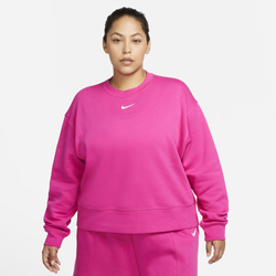 Women's - Nike ESSENTIAL FLEECE PO HOODIE - Active Pink/White