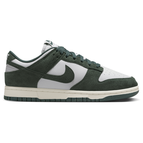 Shop Nike Womens  Dunk Low In Photon Dust/vintage Green