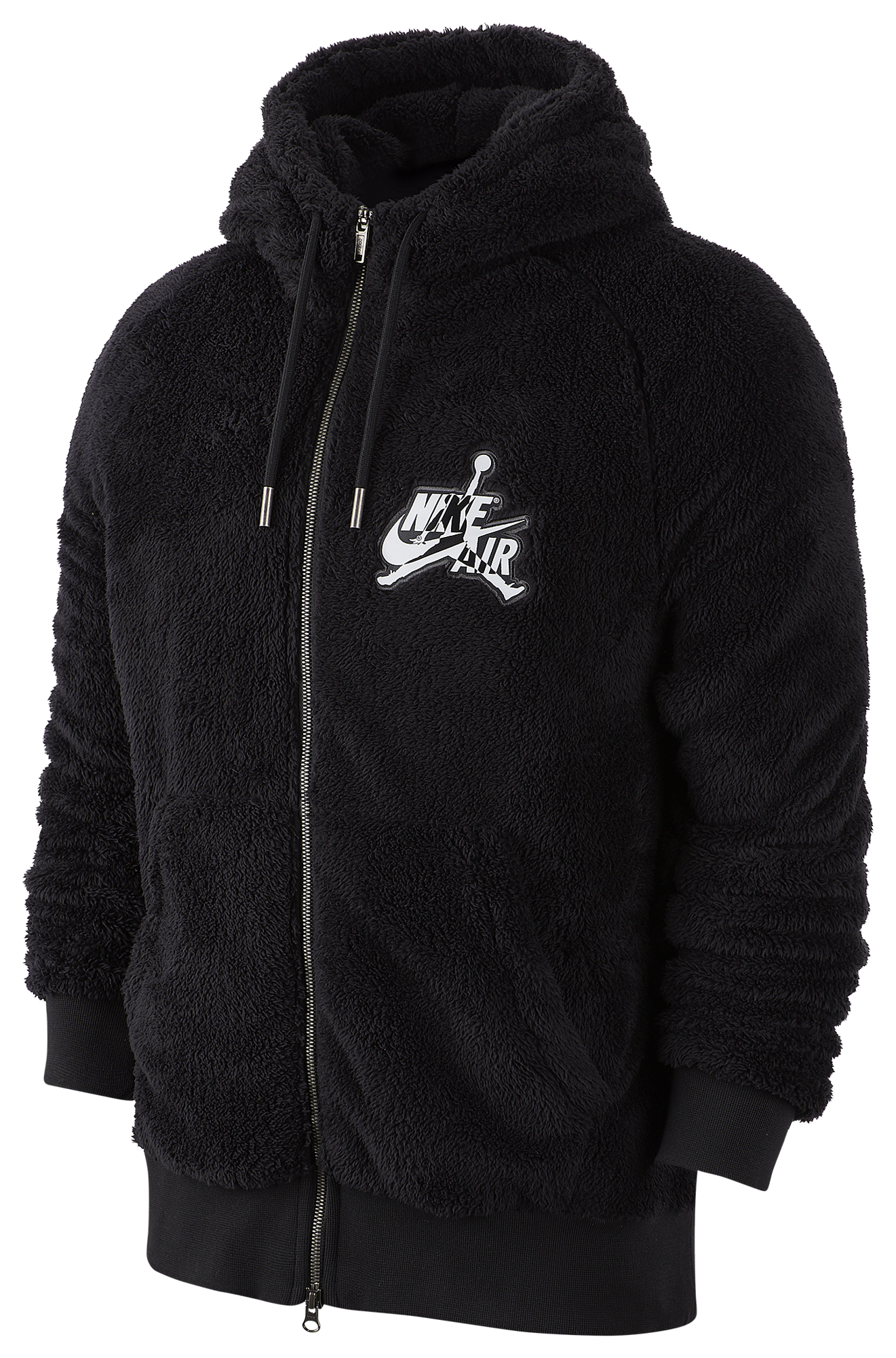 sherpa full zip hoodie