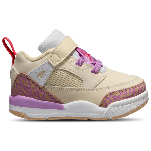 GIRLS - Jordan Spizike Low - Pale Ivory/Fuchsia