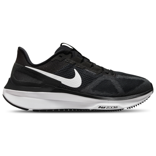 

Nike Womens Nike Zoom Structure 25 - Womens Running Shoes Black/White/Dark Smoke Grey Size 9.5