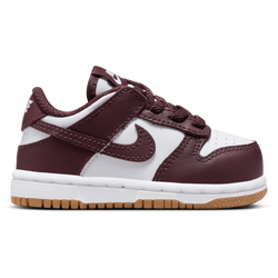 Boys' Toddler - Nike Dunk Low BU - White/Red/Brown