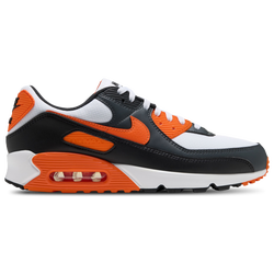 Men's - Nike Air Max 90 - White/Orange/Grey