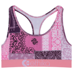 Girls' Grade School - Ethika Sports Bra - Pink/White/Black