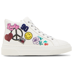 Girls' Grade School - Steve Madden JBETA HIGH TOP SNEAKER - White/Multi