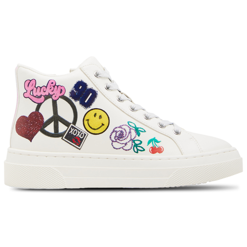 GIRLS - Steve Madden JBETA HIGH TOP SNEAKER - White/Multi