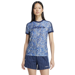 Women's - adidas Originals x Liberty London Tonal Cali Lifestyle T-Shirt - Chalk White/Multicolor