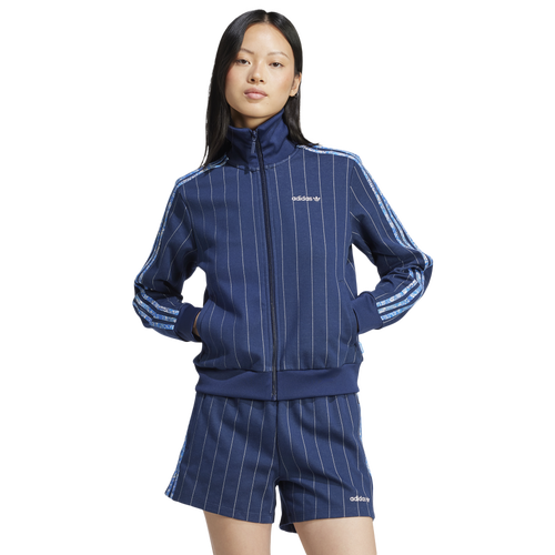 WOMENS - adidas Originals x Liberty London Tonal Lifestyle Track Top - Night Indigo/Chalk White