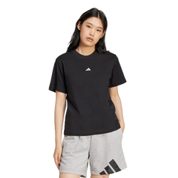 Women's - adidas Essentials Small Logo Cotton T-Shirt - Black/White