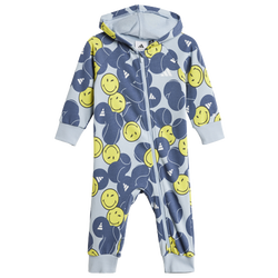 Boys' Toddler - adidas x Smiley World Sportswear Onesie - Wonder Blue/Preloved Ink/White