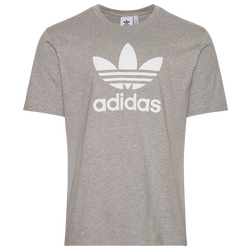 Men's - adidas Originals Trefoil T-Shirt - White/Med Grey Heather
