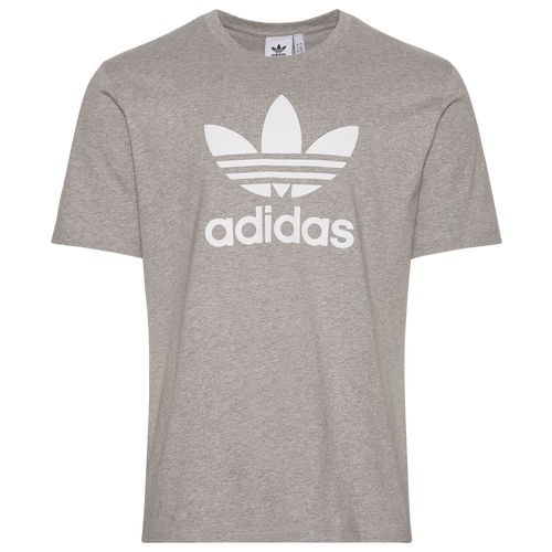 

adidas Originals Mens adidas Originals Trefoil T-Shirt - Mens White/Med Grey Heather Size XXL