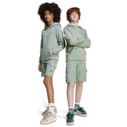 Boys' Grade School - adidas Originals Trefoil Essentials Lifestyle Cargo Shorts - Silver Green