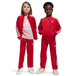 Boys' Preschool - adidas Originals adicolor Firebird Lifestyle Track Suit - Better Scarlet