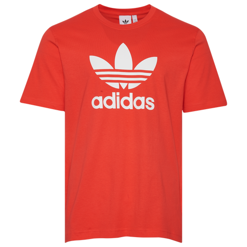 

adidas Originals Mens adidas Originals Trefoil T-Shirt - Mens Red/White Size M