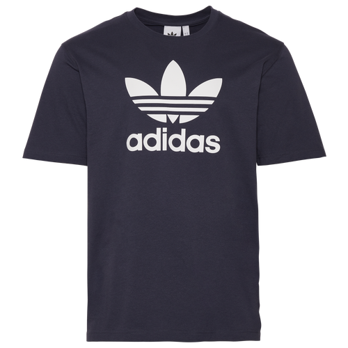 

adidas Originals Mens adidas Originals Trefoil T-Shirt - Mens White/Shadow Navy Size M