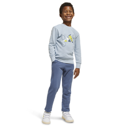 Boys' Preschool - adidas x Smiley World Sportswear Sweater and Jogger Set - Wonder Blue/White