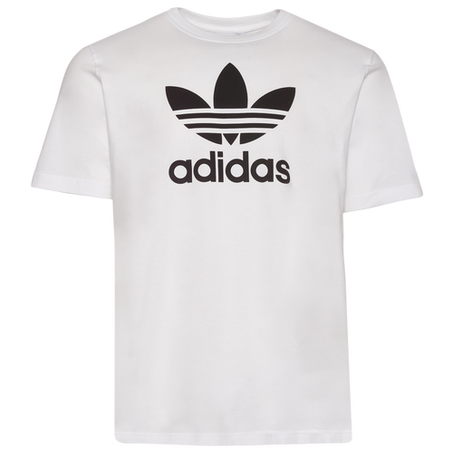 

adidas Originals Mens adidas Originals Trefoil T-Shirt - Mens White/Black Size L