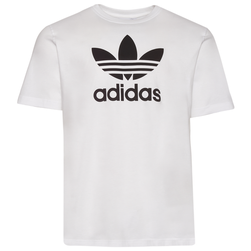 

adidas Originals Mens adidas Originals Trefoil T-Shirt - Mens White/Black Size XL