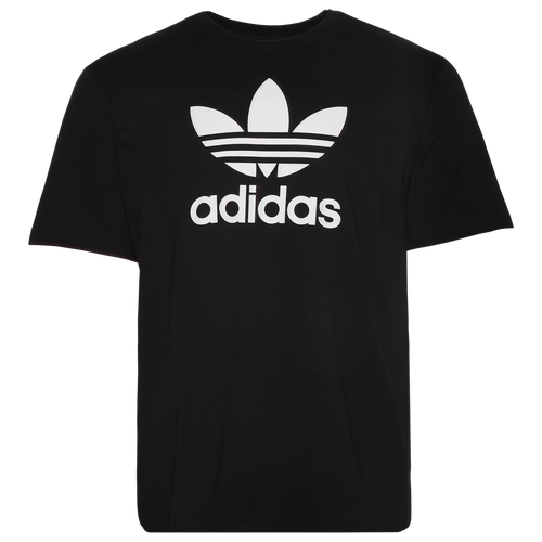 

adidas Originals Mens adidas Originals Trefoil T-Shirt - Mens Black/White Size XL