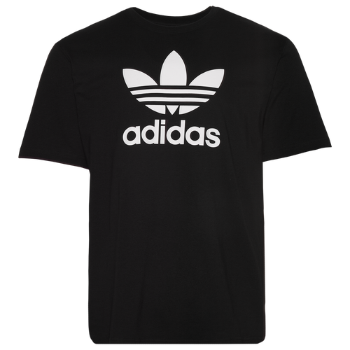 

adidas Originals Mens adidas Originals Trefoil T-Shirt - Mens Black/White Size XS