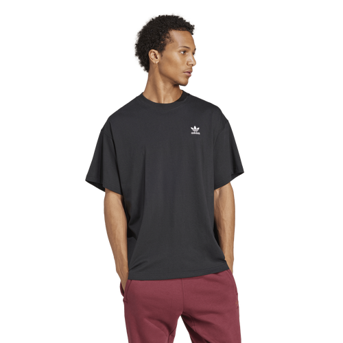 MENS - adidas Trefoil Essentials OS T-Shirt - Black/White