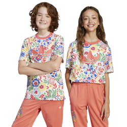 Boys' Grade School - adidas Originals x Liberty London T-Shirt - Cloud White/Multicolor