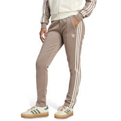 Women's - adidas Originals Superstar Track Pants - Trace Brown