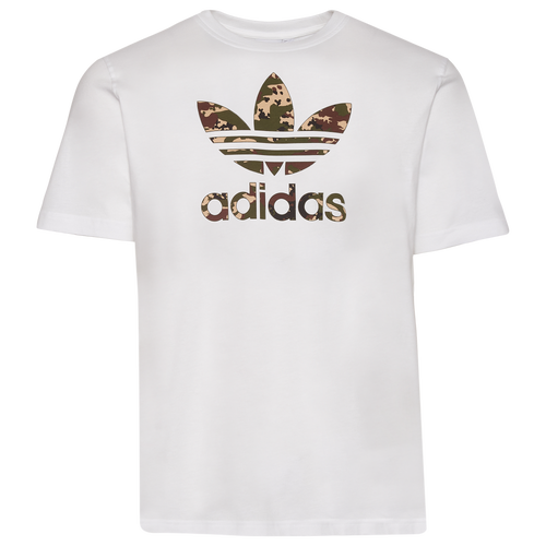 

adidas Originals Mens adidas Originals Trefoil T-Shirt - Mens White/Multi Size XL