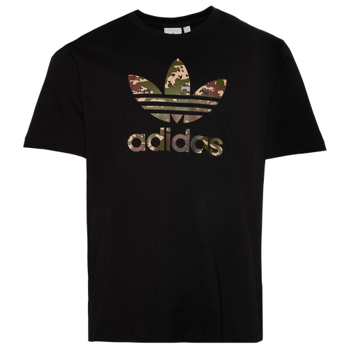 Shop Adidas Originals Mens  Trefoil T-shirt In Black/multi